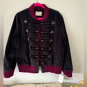 Free People Corduroy Bomber Style Jacket | Size Medium